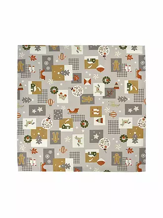 SANDER | Mitteldecke VALKENBURG 85x85cm Taupe / Grey | 